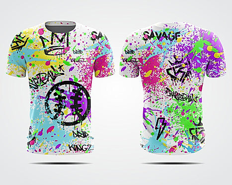 Graffiti Crew Neck Shirt