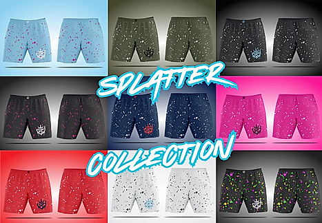 Splatter Shorts - Multiple Colors