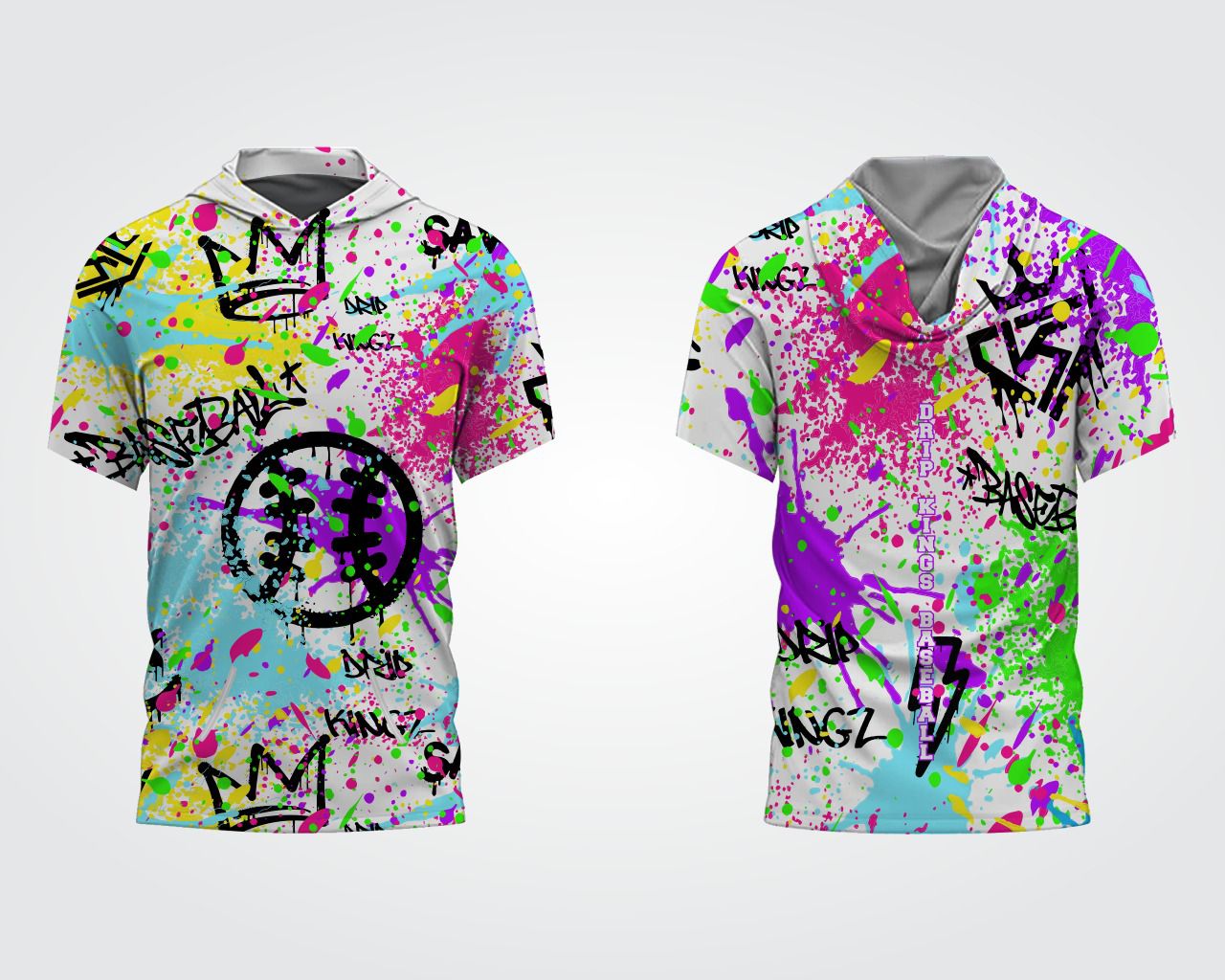 Graffiti Drip Kingz Premium SS Hoodie