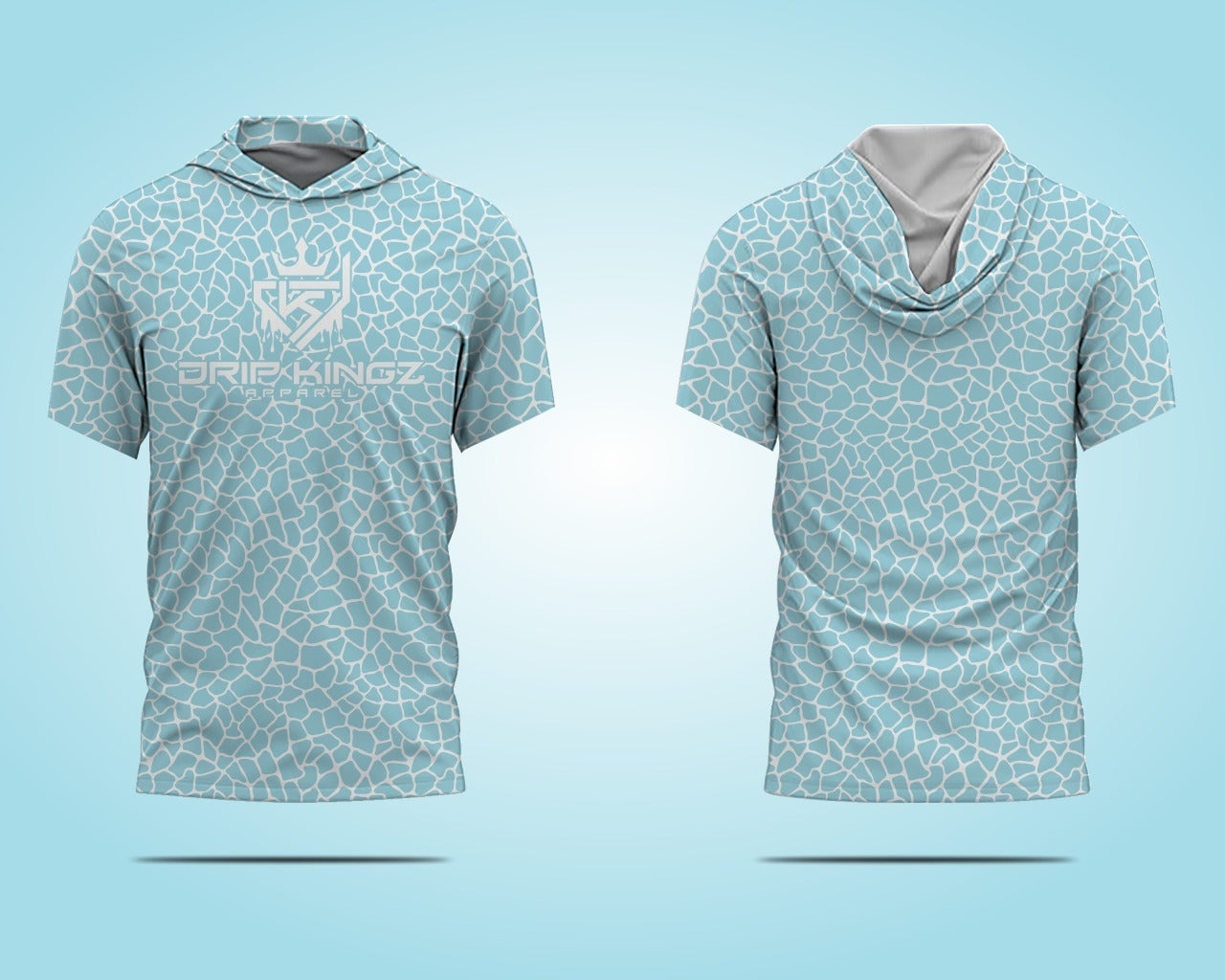 Iced Blue Beast Premium SS Hoodie